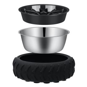 Multifunctional Pet Food Bowl Tire Type